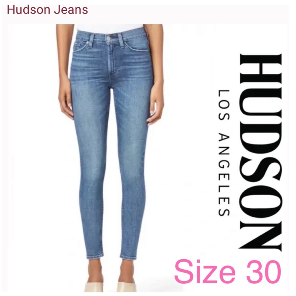 HUDSON Women's Krisra Low Rise, Super Skinny Ankle Jean size 30